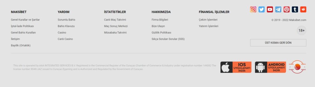 maksibet firma bilgileri